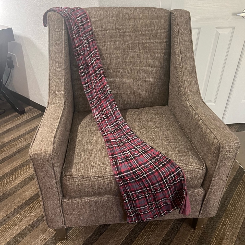 Warm cotton scarf